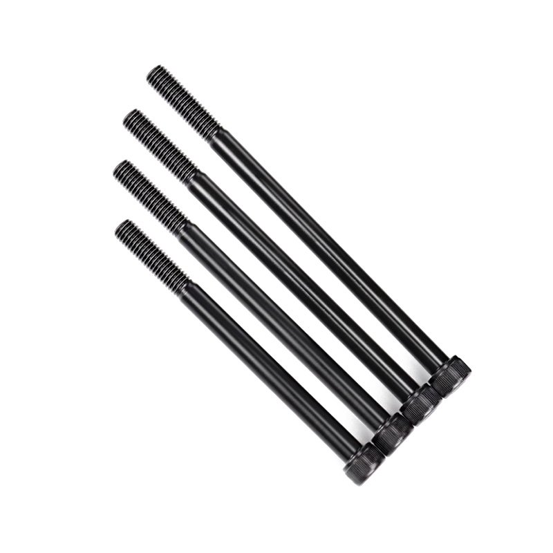 Čierna skrutka šesťuholníkovej zásuvky